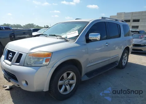 2008 Nissan Armada Se z USA, uszkodzony, nr VIN 5N1AA08DX8N612628